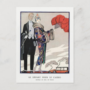 George Barbier, Art Deco-vykort Vykort
