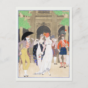 George Barbier, Art Deco-vykort Vykort
