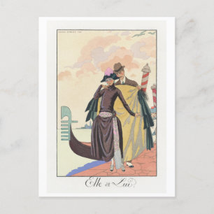 George Barbier, Art Deco-vykort Vykort
