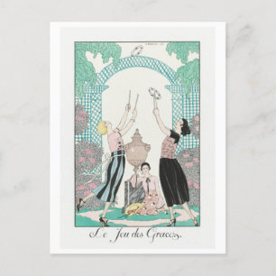 George Barbier, Art Deco-vykort Vykort