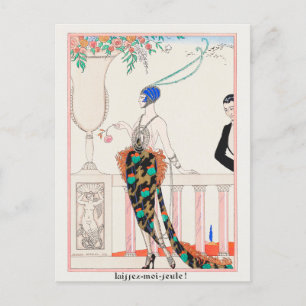 George Barbier, Art Deco-vykort Vykort