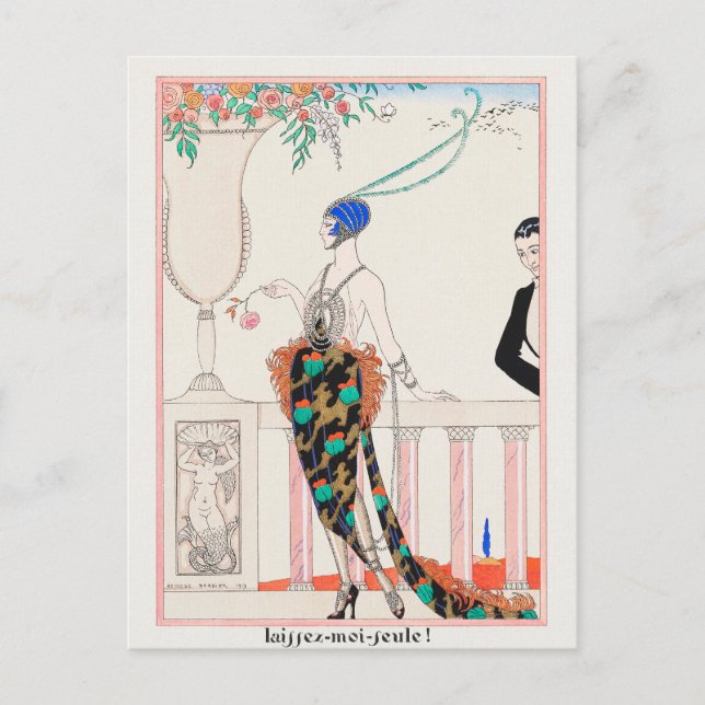 George Barbier, Art Deco-vykort Vykort (Framsida)