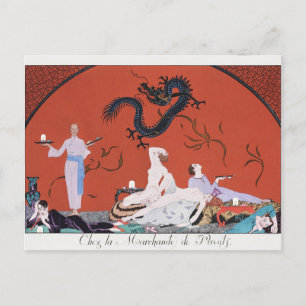 George Barbier, Art Deco-vykort Vykort