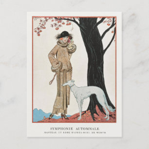 George Barbier, Art Deco-vykort Vykort