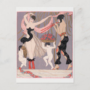 George Barbier, Art Deco-vykort Vykort