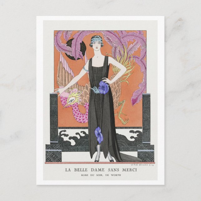 George Barbier, Art Deco-vykort Vykort (Framsida)