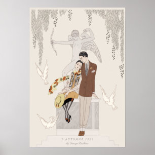 George Barbier Autumn 1925 Älskare CC1225 Poster