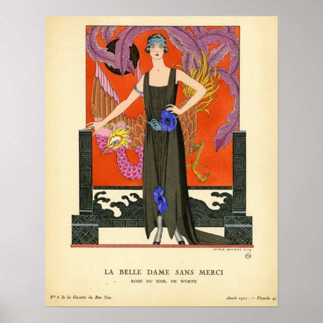 George Barbier, La Belle Dame sans Merci Poster (Framsidan)