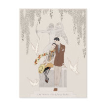 George Barbier L'Automne Autumn 1925 Älskare CC122