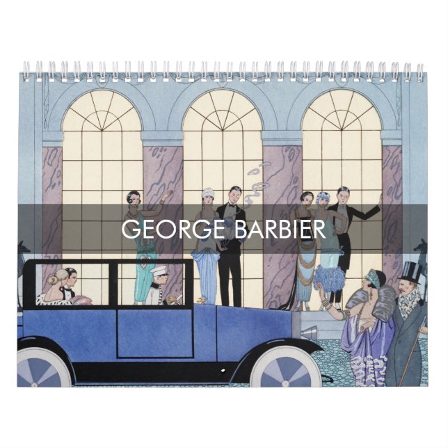 George Barbier Mästerverk Kalender (Omslag)