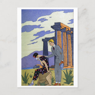 George Barbier Postcard Vykort