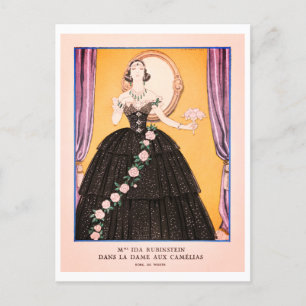 George Barbier Vintage Mode vykort
