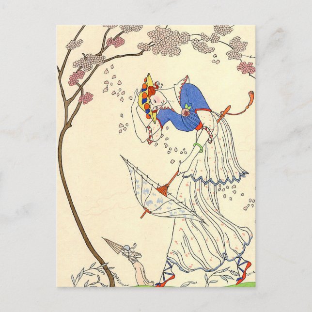 George Barbiers gale Vykort (Framsida)