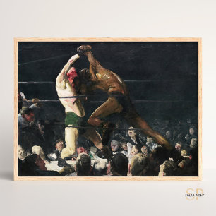 George Bellows Båda ledamöterna i Klubben Painting Poster