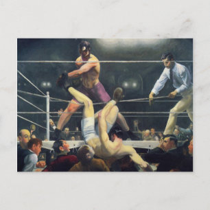 George Bellows Dempsey och Firpo Art of Boxing Vykort