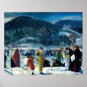 George Bellows Kärlek av Winter Poster