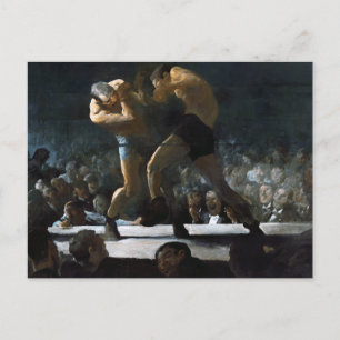 George Bellows målning av klubb Vykort