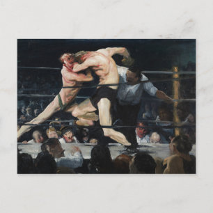 George Bellows Stag at Sharkey's konsten av boxnin Vykort