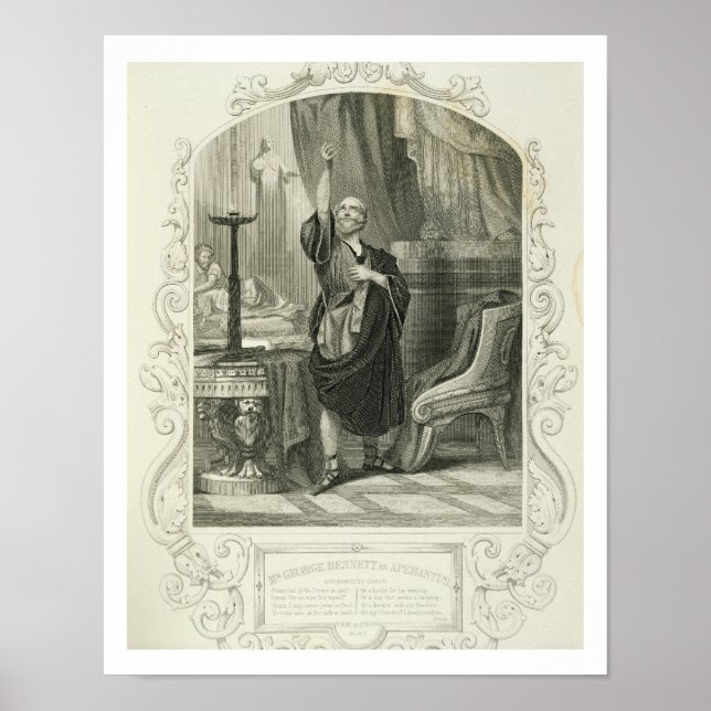 George Bennett as Apemantus, Act I Scene 2, i Poster (Framsidan)