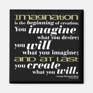 George Bernard Shaw citationstecken Magnet
