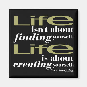 George Bernard Shaw citationstecken Magnet