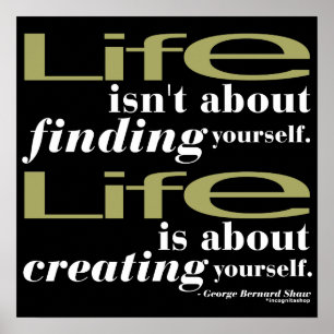 George Bernard Shaw citationstecken Poster