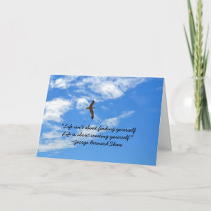 George Bernard Shaw MFA grattis Kort