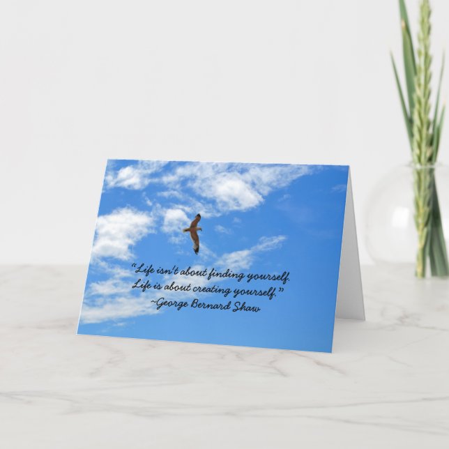 George Bernard Shaw MFA grattis Kort (Framsida)