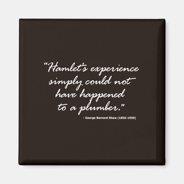 George Bernard Shaw på Hamlet Magnet (Framsidan)