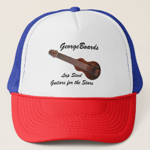 George Boards Lap Steel Guitar Baseball Hat Keps