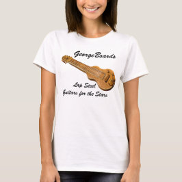 George Boards Lap Steel Guitar befälhavare T-Shirt