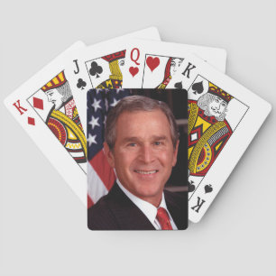 George Bush 43:e amerikanska presidenten Photo Casinokort