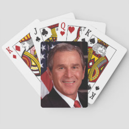 George Bush 43:e amerikanska presidenten Photo Casinokort