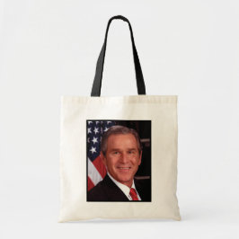 George Bush 43:e amerikanska presidenten Photo Tygkasse