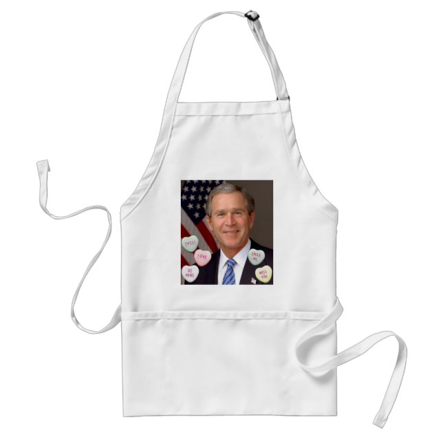 George Bush Alla hjärtans dag Förkläde (Framsidan)