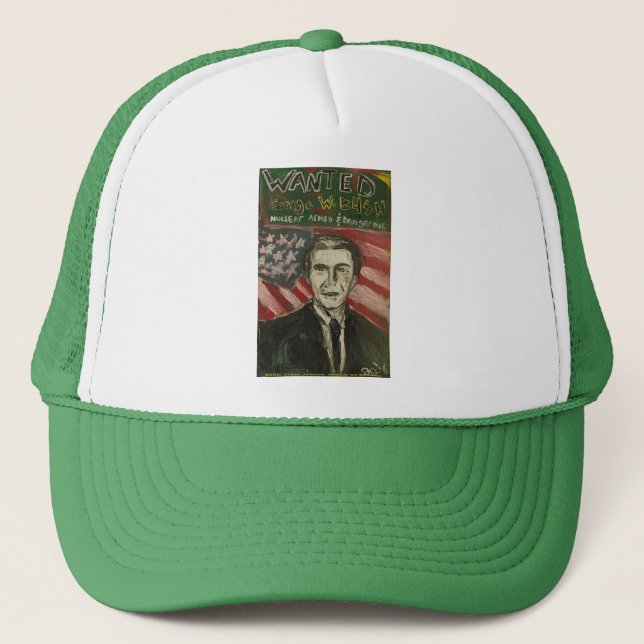 george bush efterlyst truckerkeps (Framsida)