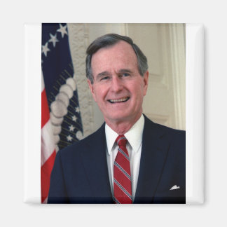 George Bush Förenta staternas president Magnet