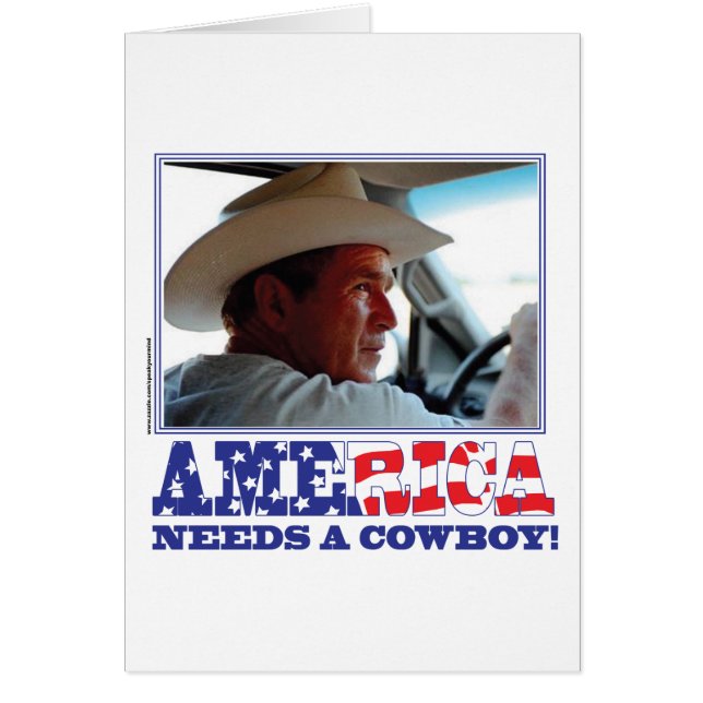 George Bush Hälsningskort (Framsidan)