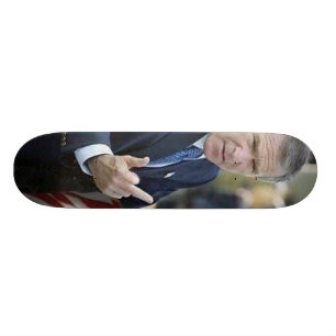 George Bush långfingerSkateboards Old School Skateboard Bräda 18 Cm