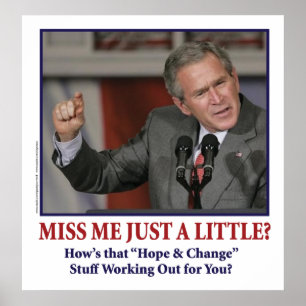 George Bush och miss mig bara lite? Poster