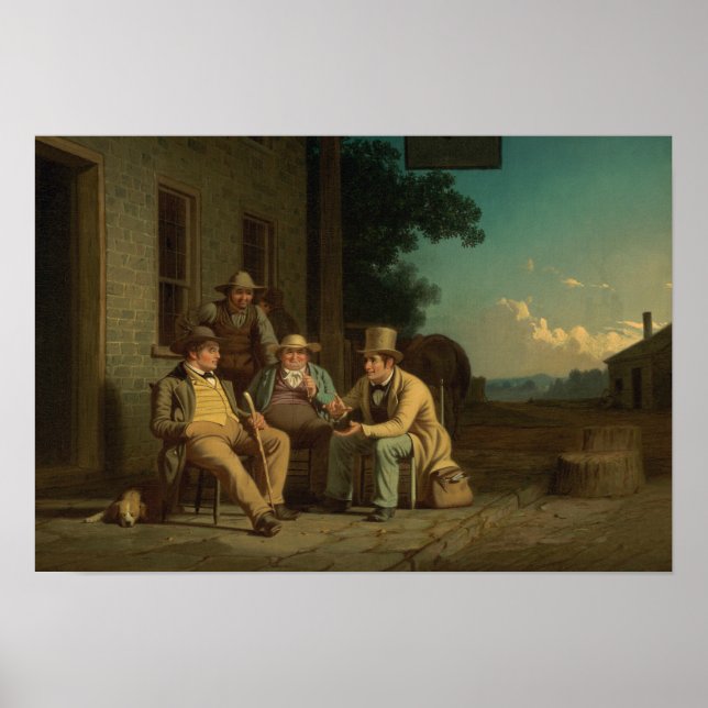 George Caleb Bingham - Anmäl sig till omröstning Poster (Framsidan)