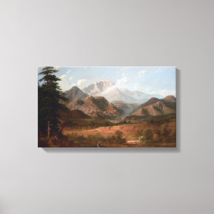 George Caleb Bingham View of Pikes Peak Canvastryck