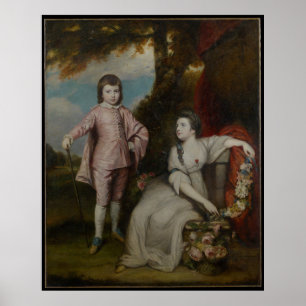 George Capel, Viscount Malden och Lady Elizabeth Poster