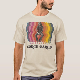 George Carlin Komiker 70 s Retro Stil Fade T Shirt