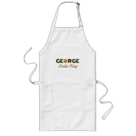 George cookie Kung Long Apron Långt Förkläde