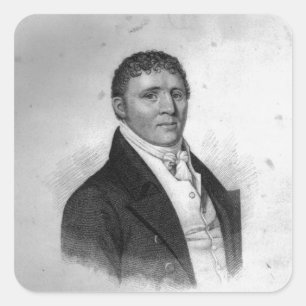 George Cooper, graverad av Percy Roberts Fyrkantigt Klistermärke