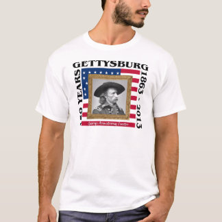 George Custer - 150. årsdag Gettysburg Tee Shirt