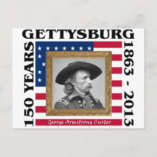 George Custer - 150-årsdagen Gettysburg Vykort