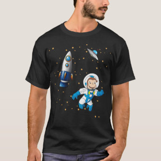 George den Nyfikna apastronaut- Tecknaden i SP T Shirt