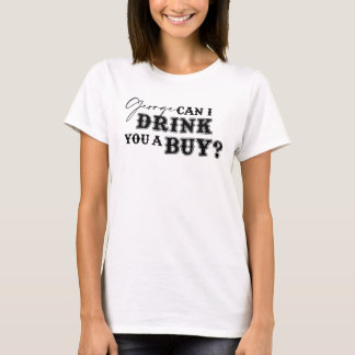 George Drink You a Buy Tee Shirt - White Bläck